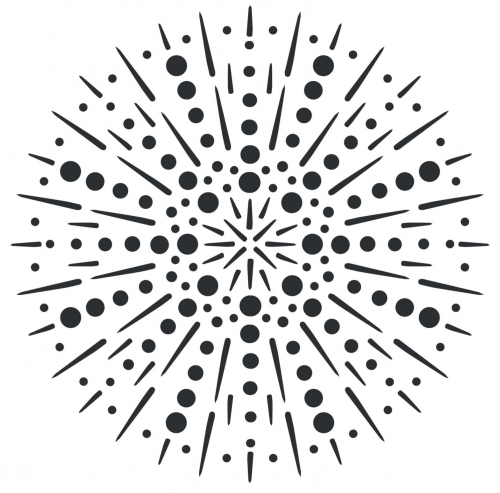 استينسل زخرفة مندالا ( 3 )