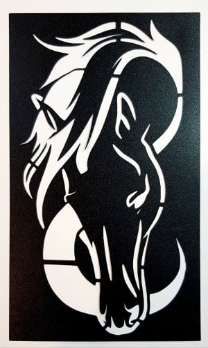 استينسل( خيل مفرغ ) 1