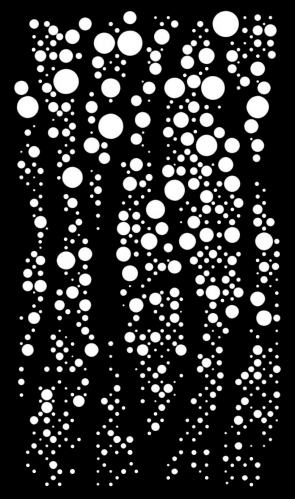 استينسل دوائر عشوائي - 35*20 سم