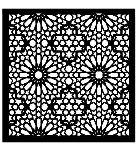 استينسل ( زخرفة هندسية ) 19