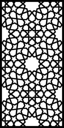 استينسل زخرفة هندسية ( 17 )