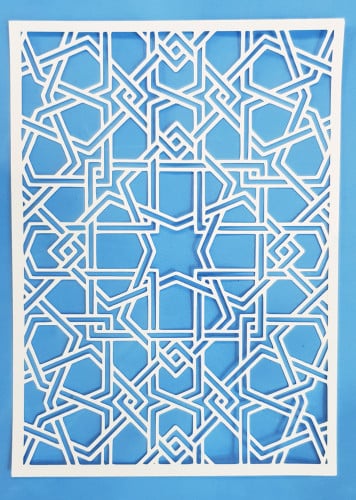 استينسل زخرفة هندسية (4)