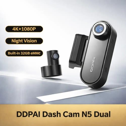 داش كام DDPAI N5 الذكية | تصوير 4K فائق الوضوح (أم...