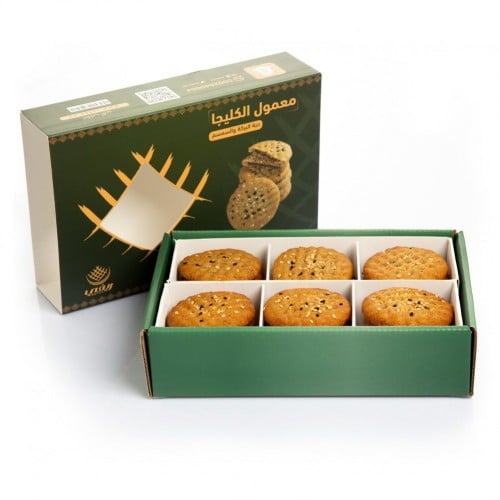 معمول الكليجا بحبة البركة والسمسم