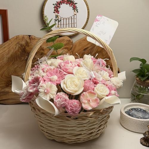 سلة الورد الكبيره