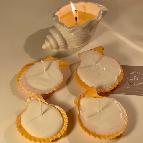 شمعة صدف معطره