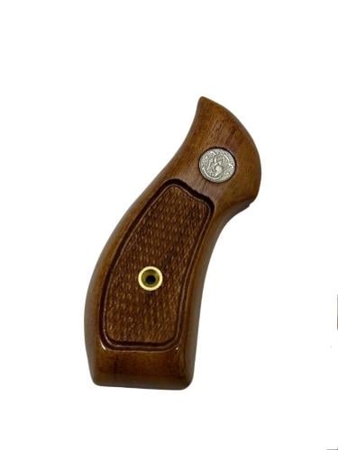 مقبض سمث خشب طبيعي جديد ختم فضي