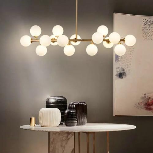 ثريات اضاءه داخليه اسقف تصميم عصري متوفر 4 مقاسات