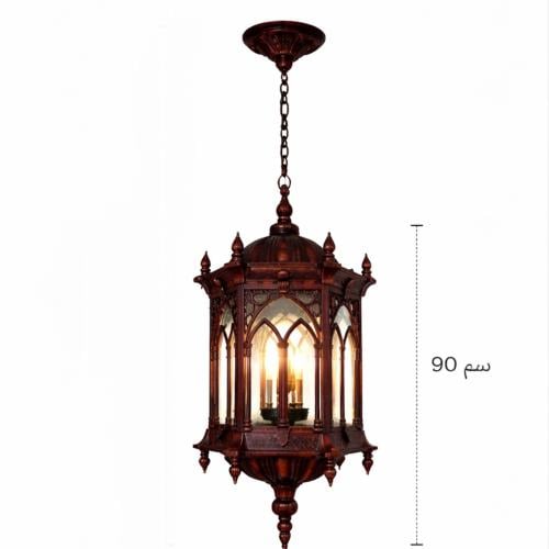 فانوس علاقي مداخل خارجي متوفر بلونين