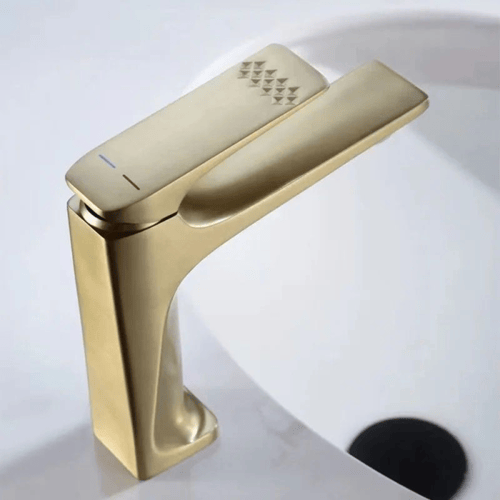 خلاط مغسله ذهبي مطفي متوفر مقاسين