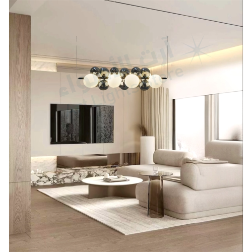 ثرياء علاقي قزاز سموكي مع ابيض قاعده اسود تصميم جد...