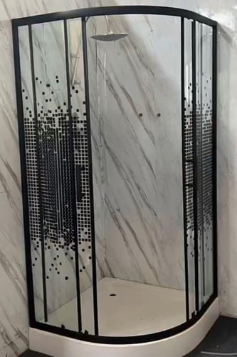 كابينه شاور استحمام قزاز بحوض اكرليك مقاسين