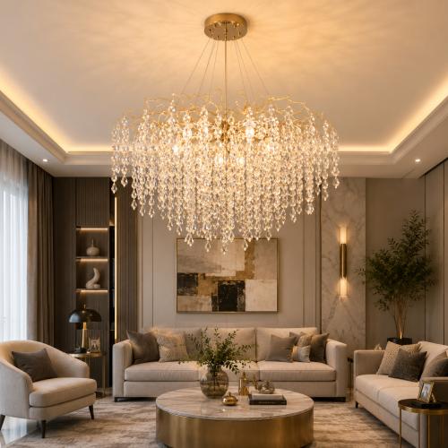 ثريا كريستال مودرن بتصميم فاخر – مقاسات 60 سم و80...