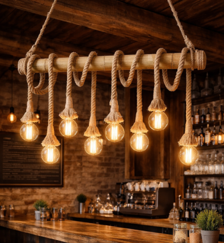 علاقي حبال 8 لمبه بتصميمه الانيق والمتناسق