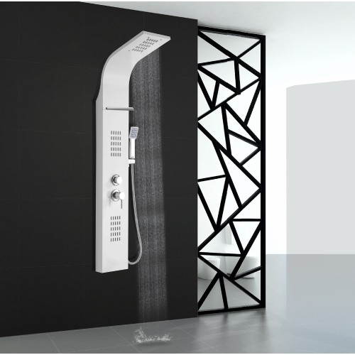 شاور دش ستيل جداري ابيض