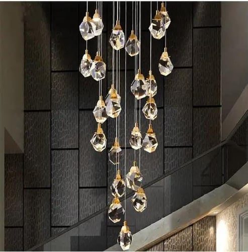 ثريا شلال ليد بثلاث اضاءات ارتفاع 2.5 متر