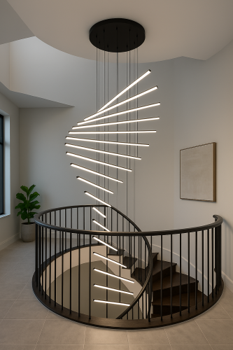 ثريا قبب وصالات كبيره مودرن بتصميم هندسي فخم – 15...