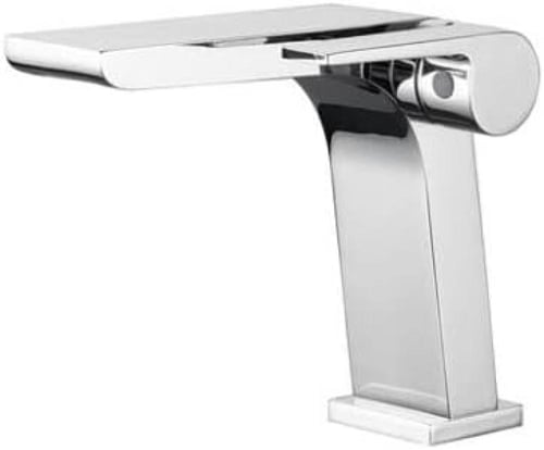 خلاط مغسلة شلال مودرن فاخر - لون فضي لامع