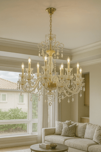 نجفة كريستال كلاسيكية فاخرة بأ حجام متعدده – قاعدة...