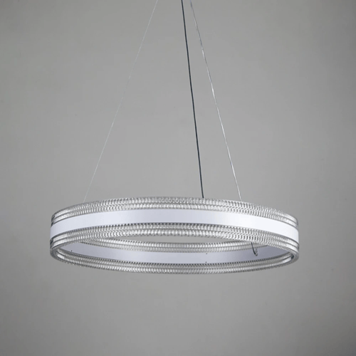 نجف علاقي ليد ب ثلاث اضاءات حلق ابيض