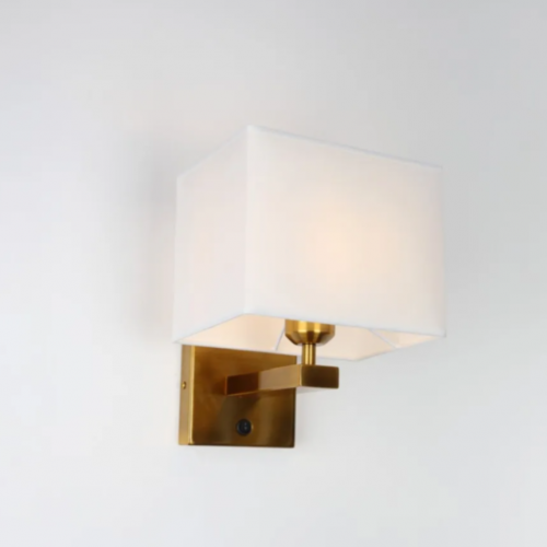 ابليك جداري ابجوره مودرن ذهبي مع لمبات E27 تعمل با...