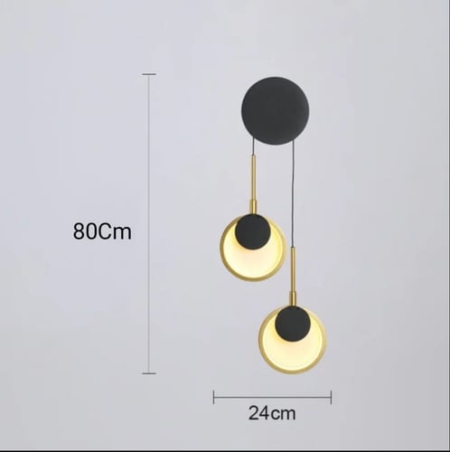 ابليك جداري ليد مودرن بثلاث اضاءات