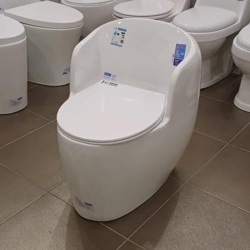 كرسي حمام افرنجي ابيض 30 سم