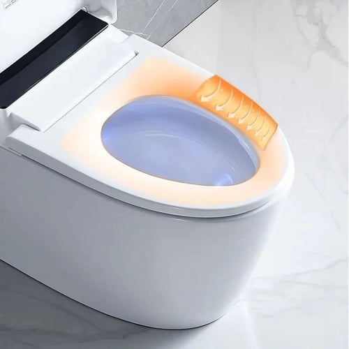 كرسي حمام افرنجي ذكي ابيض