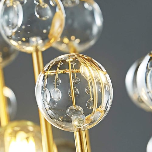 ثريات اسقف دائري بتصميم عصري بعده مقاسات