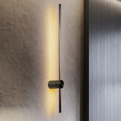 ابليك جداري ليد مودرن بثلاث اضاءات لون اسود باربع...