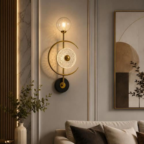 أبليك جداري LED مودرن – 50 × 26 سم – 12 واط – 3 إض...