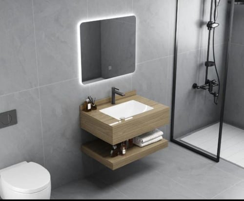 مغاسل رخام خشبي قطعتين حوض وحوضين بعدة مقاسات