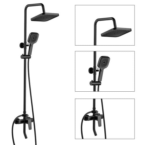 خلاط دش مع عصى وسماعتين لون اسود