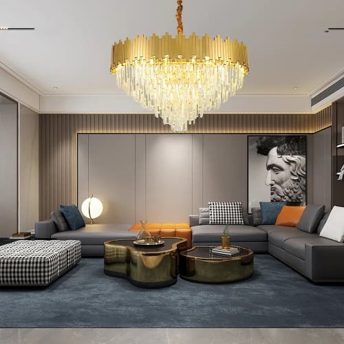 ثريا كرستال مقاس 100 سم متر