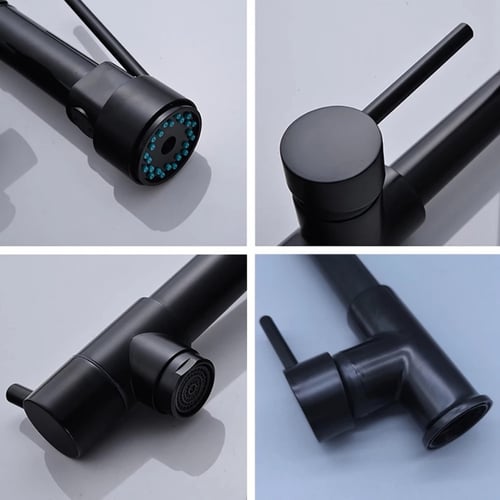 خلاط مطبخ سحاب اتوماتيك اسود