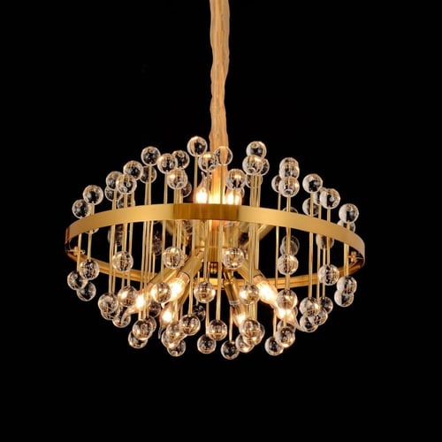 ثريات اسقف دائري بتصميم عصري بعده مقاسات