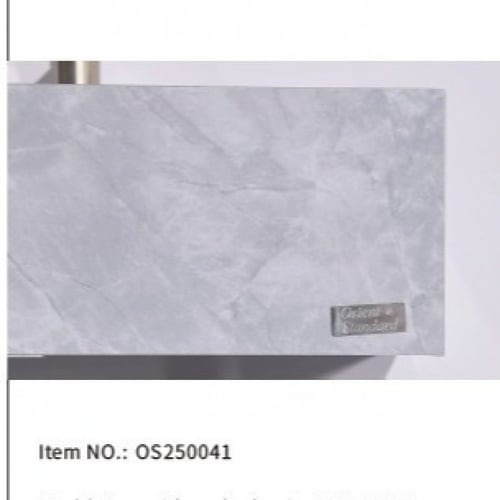 مغاسل رخام حوضين مع مريات ليد رمادي بمقاسين