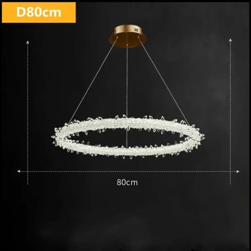 نجف علاقي حلق ليد ثلاث اضاءات بعده مقاسات