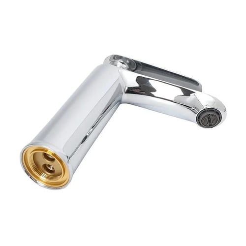 خلاط مغسله قصير تحكم مقبض واحد في الماء الساخن وال...