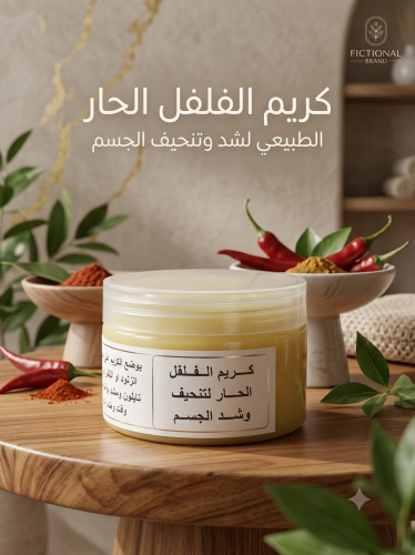 كريم الفلفل الحار لتنحيف ًوشد الجسم
