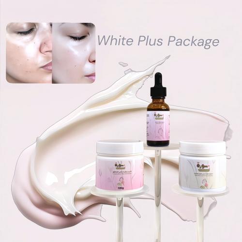 (البكج الثلاثي ) للوجه والرقبه والمناطق الحساسه