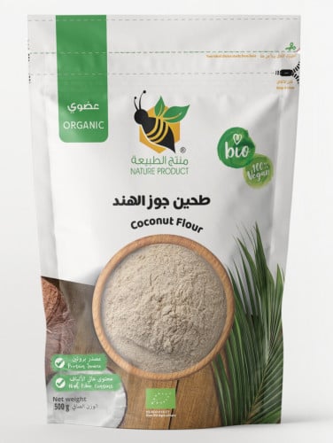 طحين جوز الهند العضوي