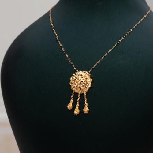 عقد كرسي جابر ذهب عيار 21