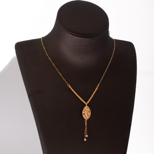 عقد ذهب عيار 21