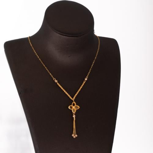 عقد ذهب عيار 21