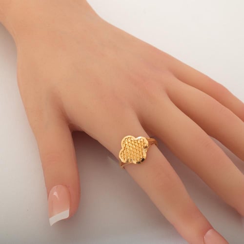 خاتم ذهب عيار 21