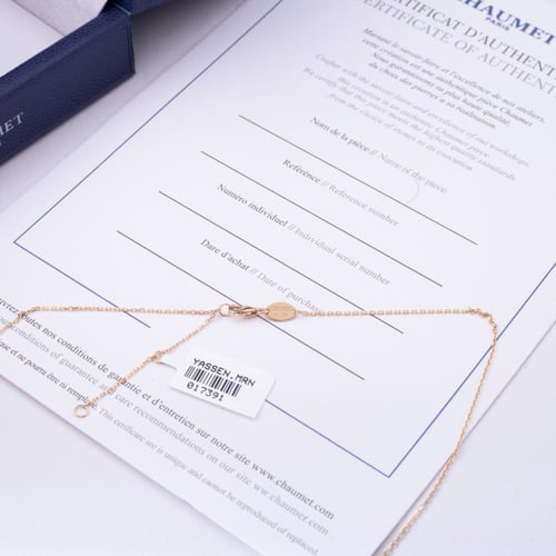 عقد الشومية ذهب عيار 18