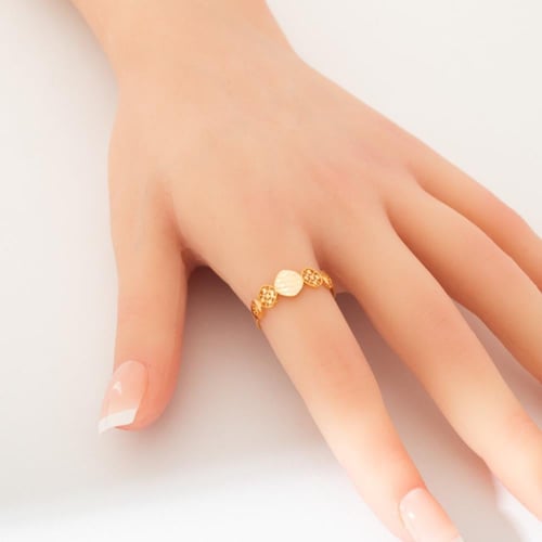 خاتم ذهب عيار 21