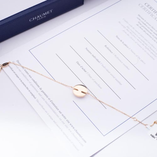 انسيال الشومية ذهب عيار 18