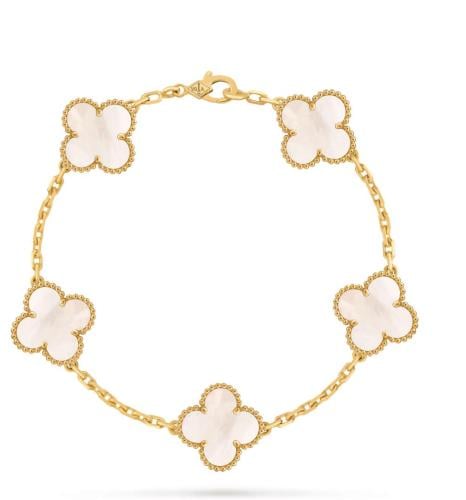 اسوارة الوردات احجار طبيعية سوبر ماستر ذهب عيار 18